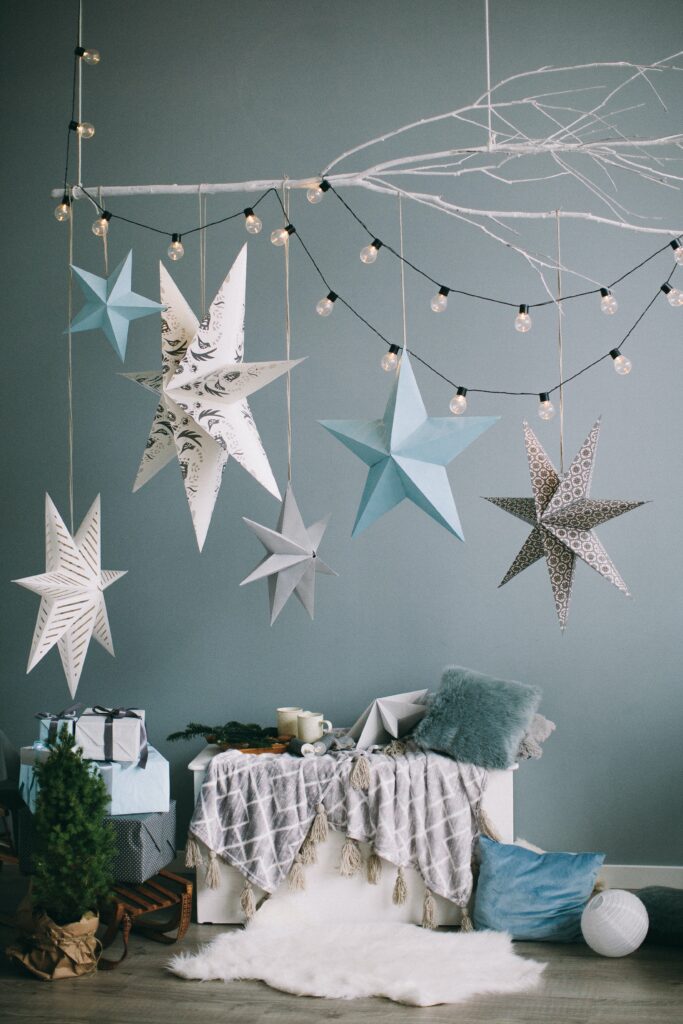 Julpynt: adventsstjärnor
