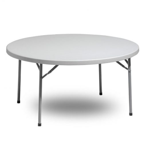 Vitt runt bord 6-8 personer