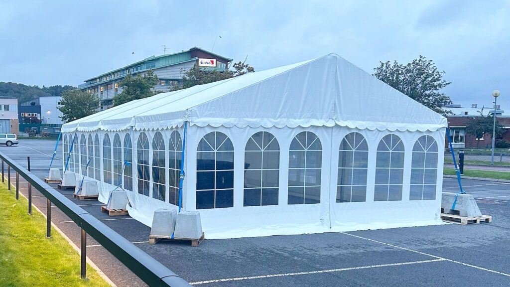 Hyra tält 6x12 - fest i väst