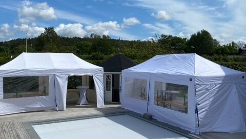 Popup-tält 3x6 meter för event och fest – hyra partytält i Göteborg