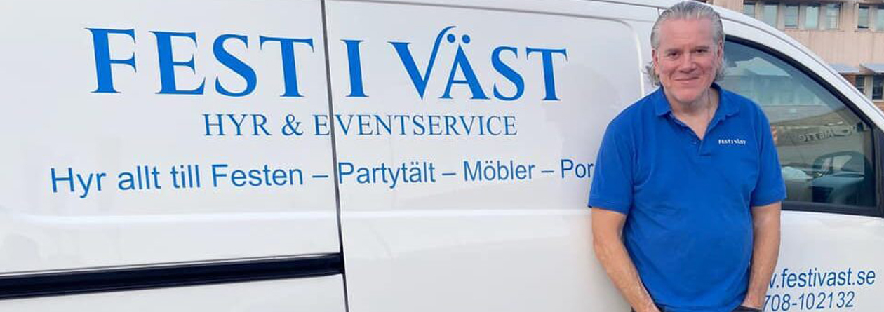 Bild på teamet bakom Fest i Väst – tält och möbeluthyrning för fest och event i Göteborg