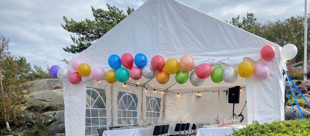 Tält och möbeluthyrning för fest - hyra partytält Göteborg